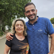 Inició la obra de cordón cuneta y pavimento en la calle San Luis.