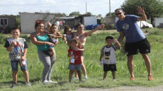 Papá Noel recorrió los barrios de Río Segundo 